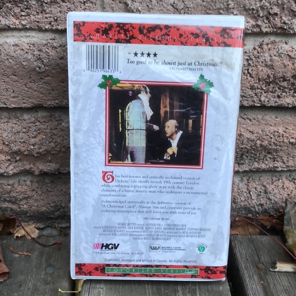 🎄 Vintage - Christmas Carol VHS Colourized - Picture 2 of 12